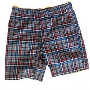 Men’s Callaway Golf Shorts, black plaid, sz 36